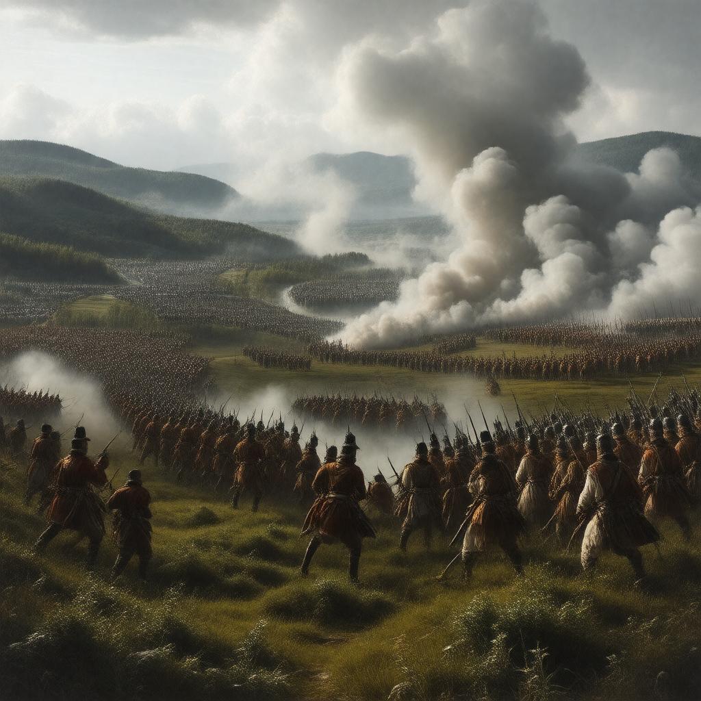 AI-created image of Battle of Quebec (1759)