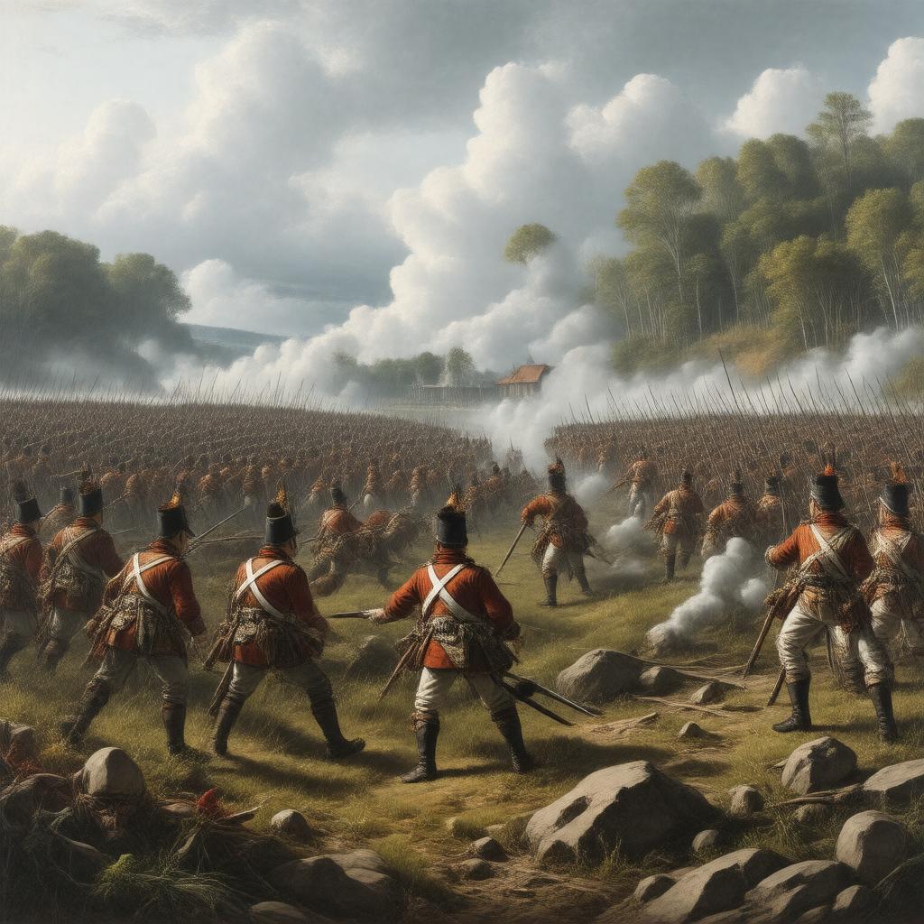 Click to view larger image AI-created image of Battle of Queenston Heights