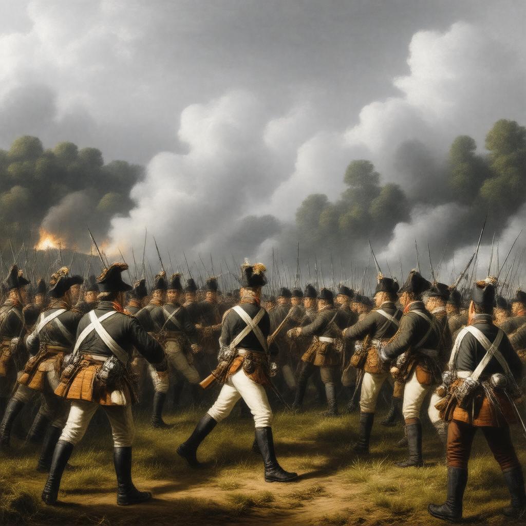AI-created image of Battle of Saratoga