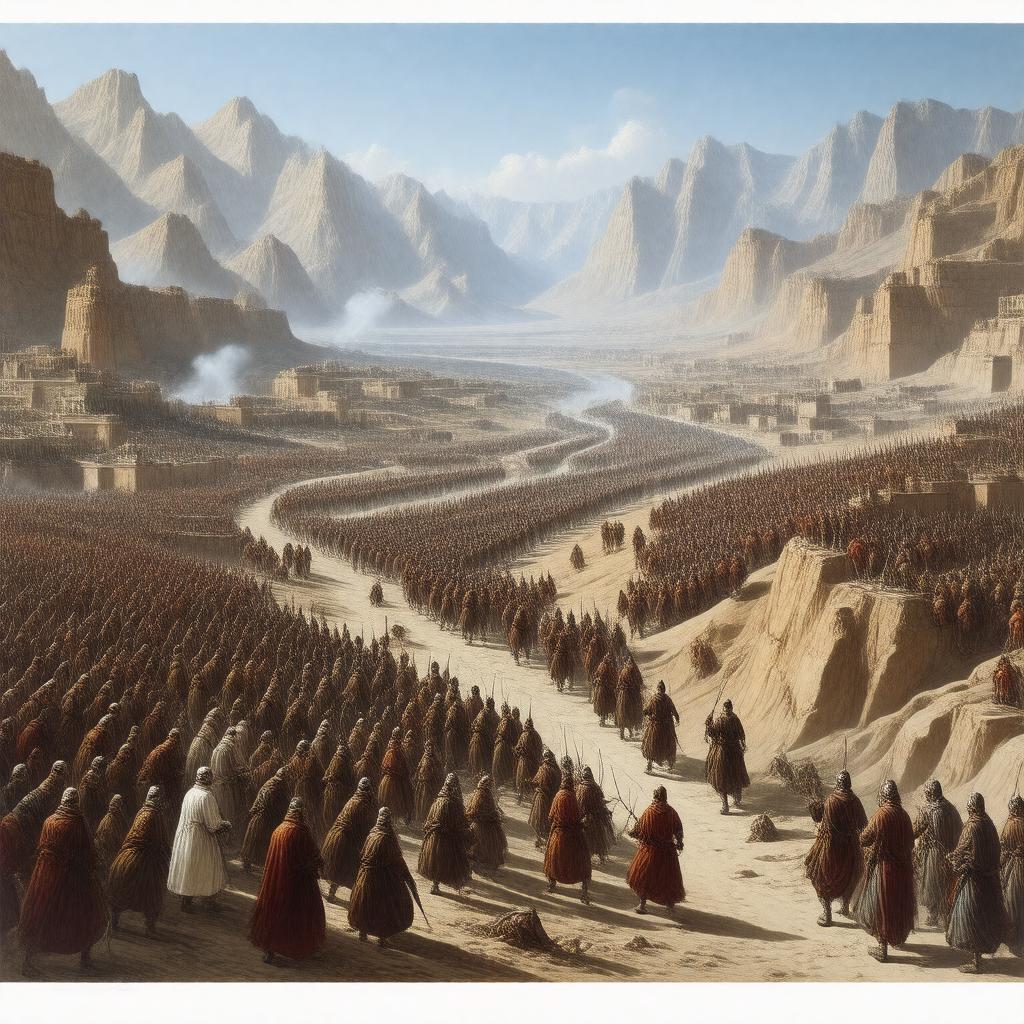 AI-created image of Battle of Uhud