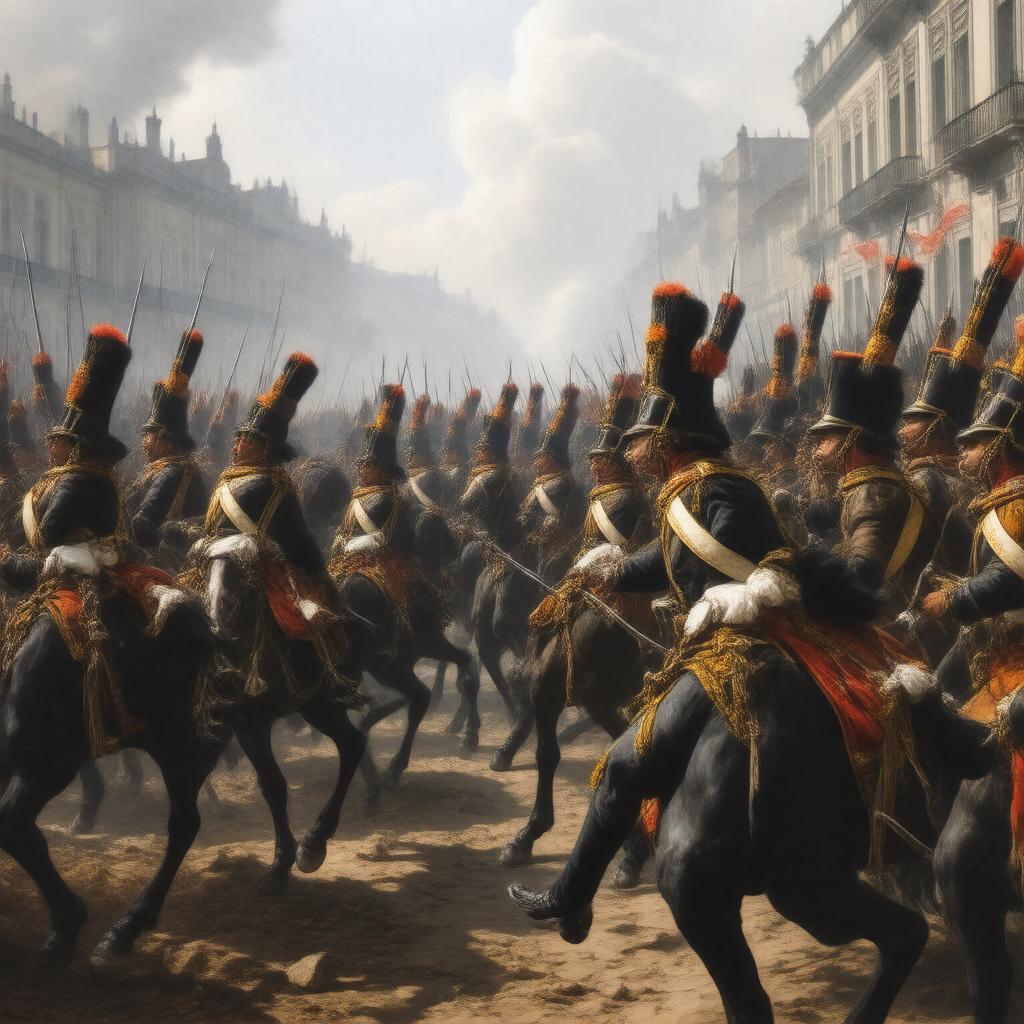 AI-created image of Battle of Vitoria