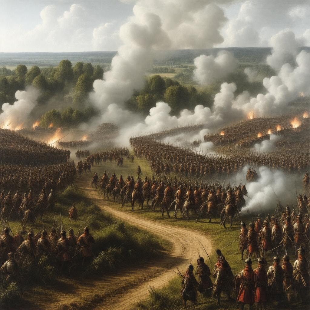 AI-created image of Battle of Waterloo