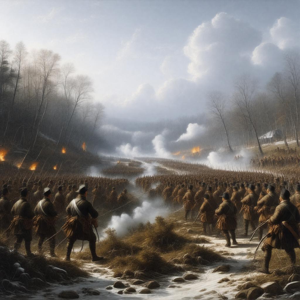 AI-created image of Battle of the Assunpink Creek
