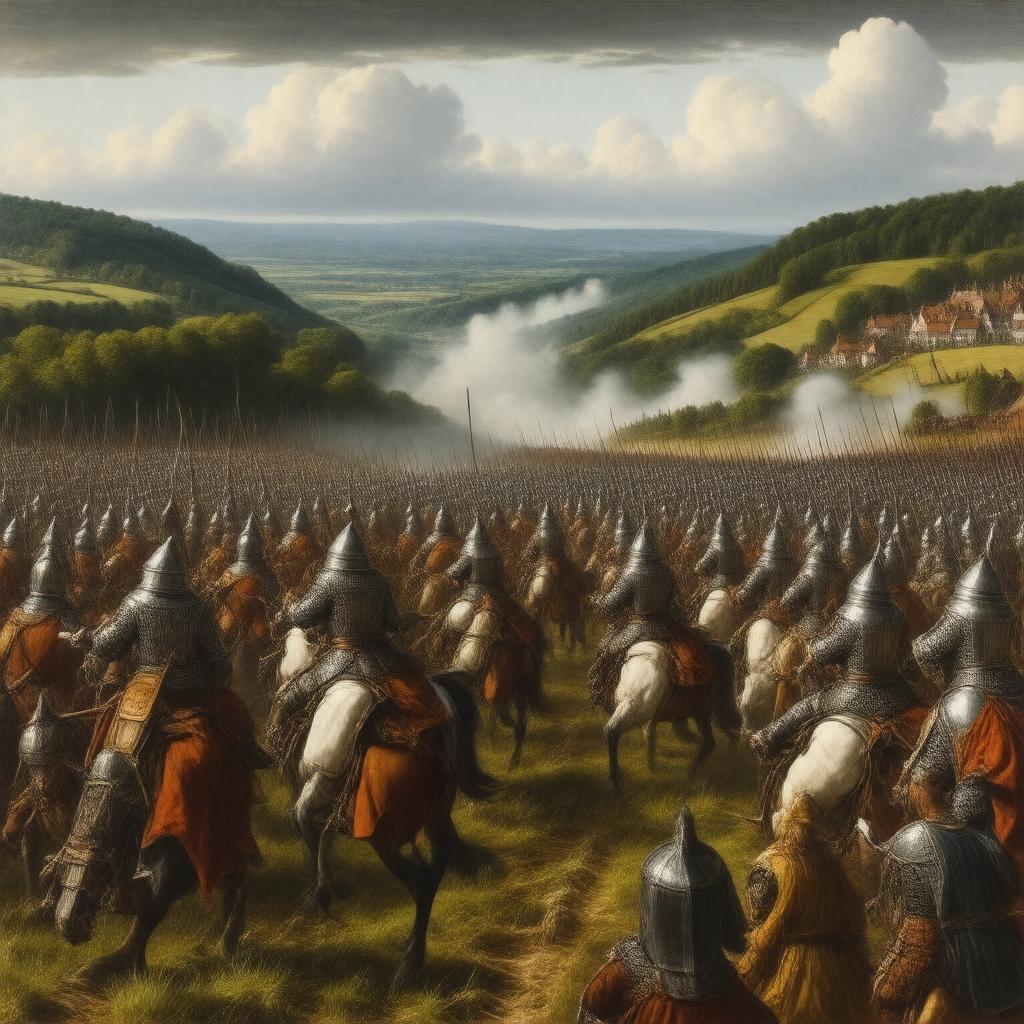 AI-created image of Battle of the Spurs