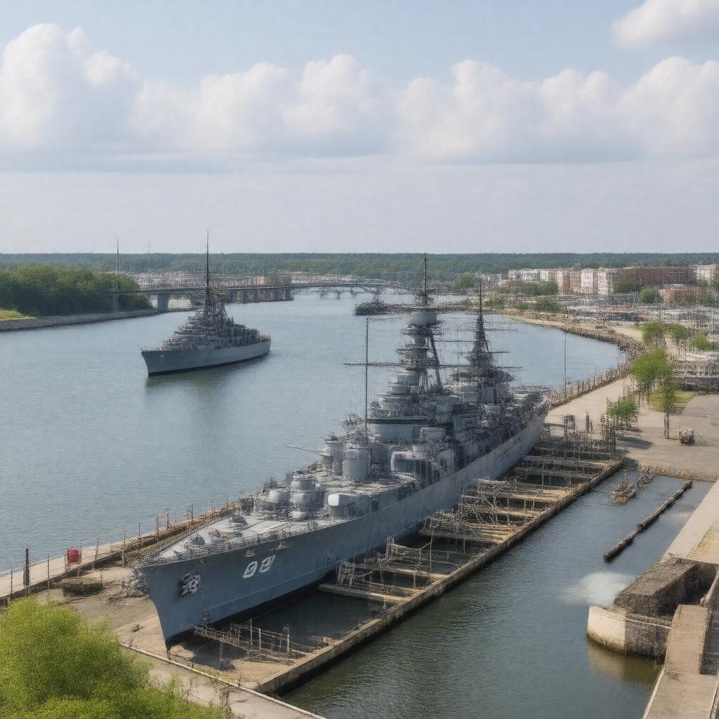 AI-created image of Battleship Cove