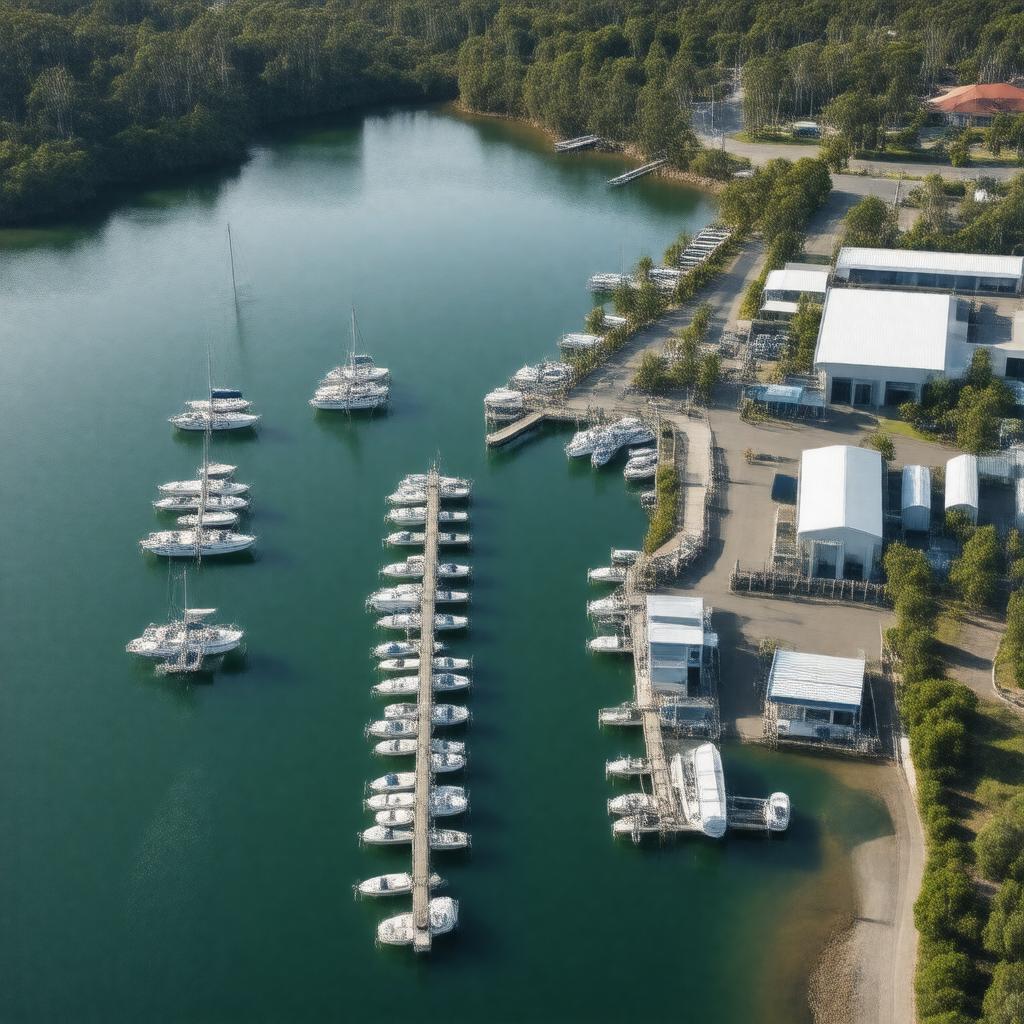 AI-created image of Baxter Marina