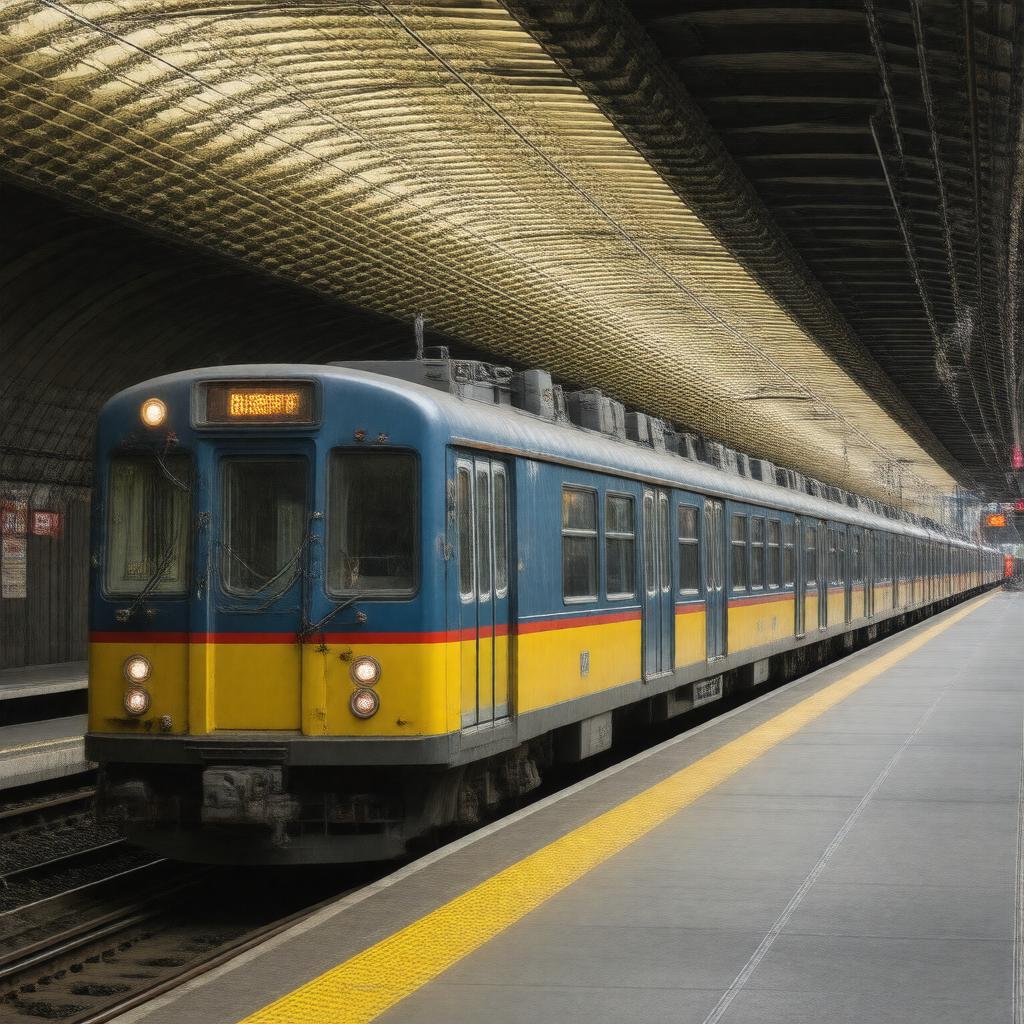 AI-created image of Bay Area Rapid Transit