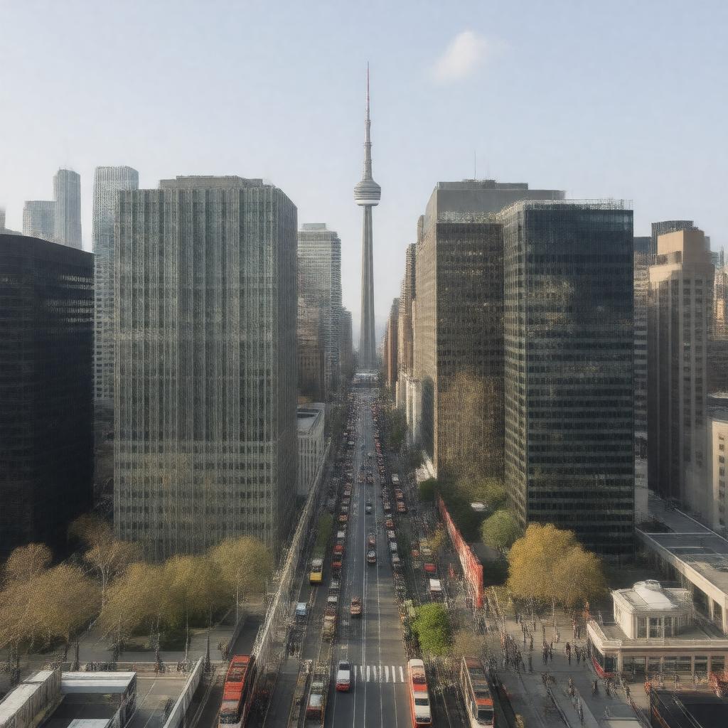 AI-created image of Bay Street