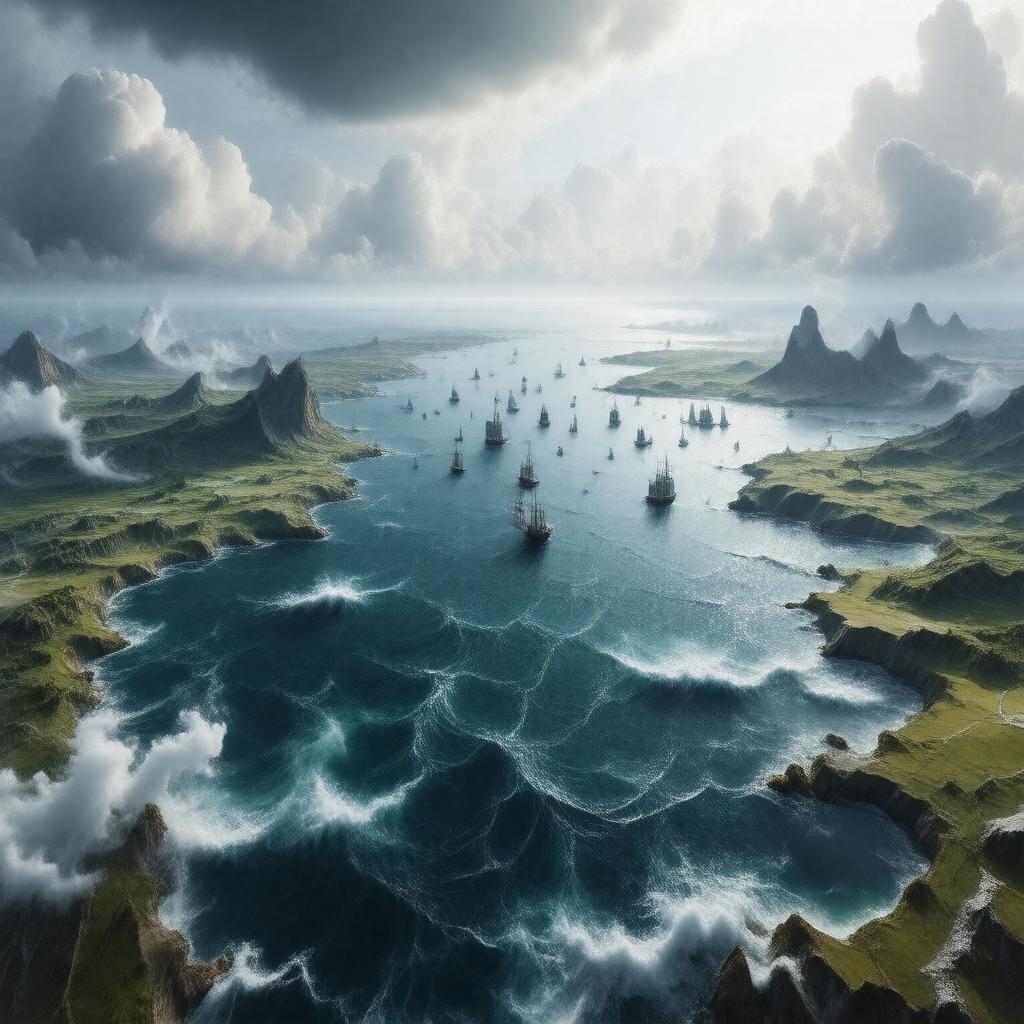 AI-created image of Bay of Biscay