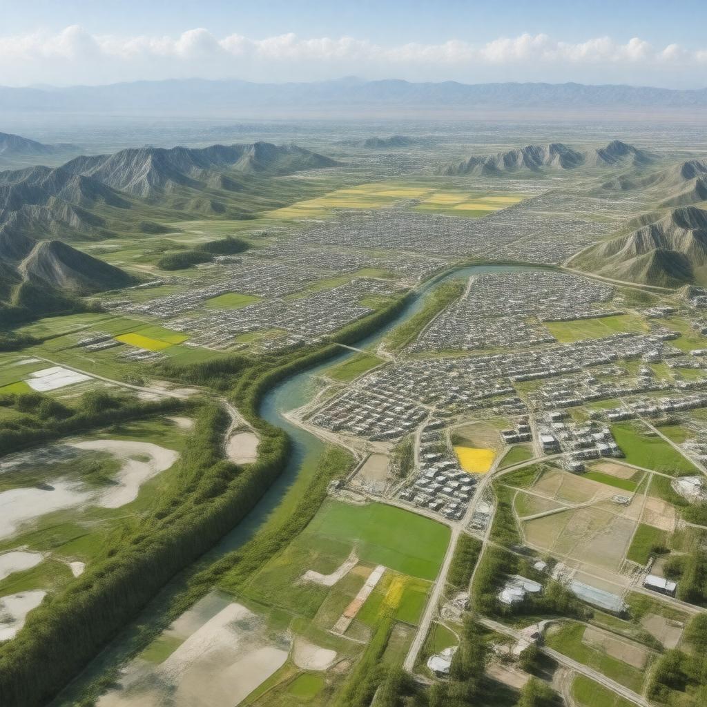 AI-created image of Bayannur