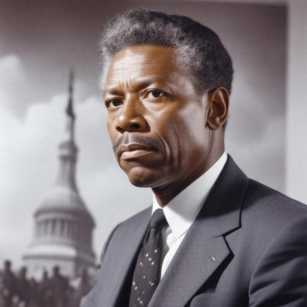 AI-created image of Bayard Rustin