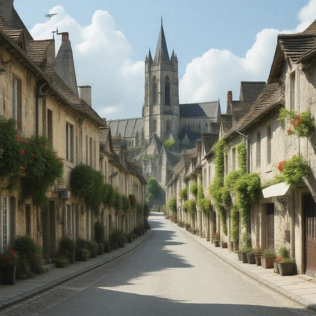 AI-created image of Bayeux, France