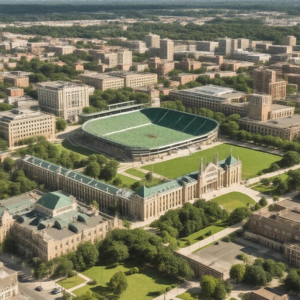 AI-created image of Baylor University
