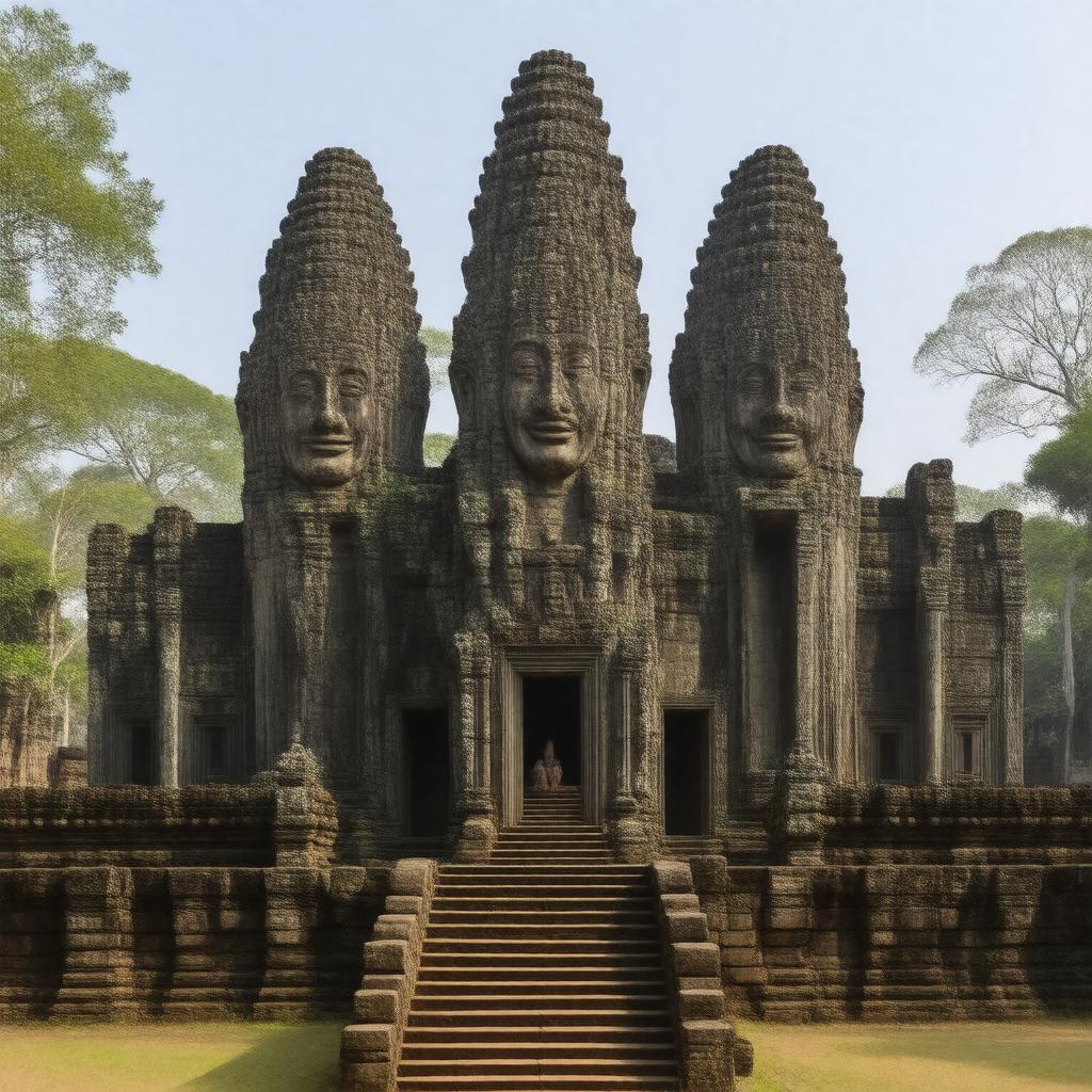 AI-created image of Bayon