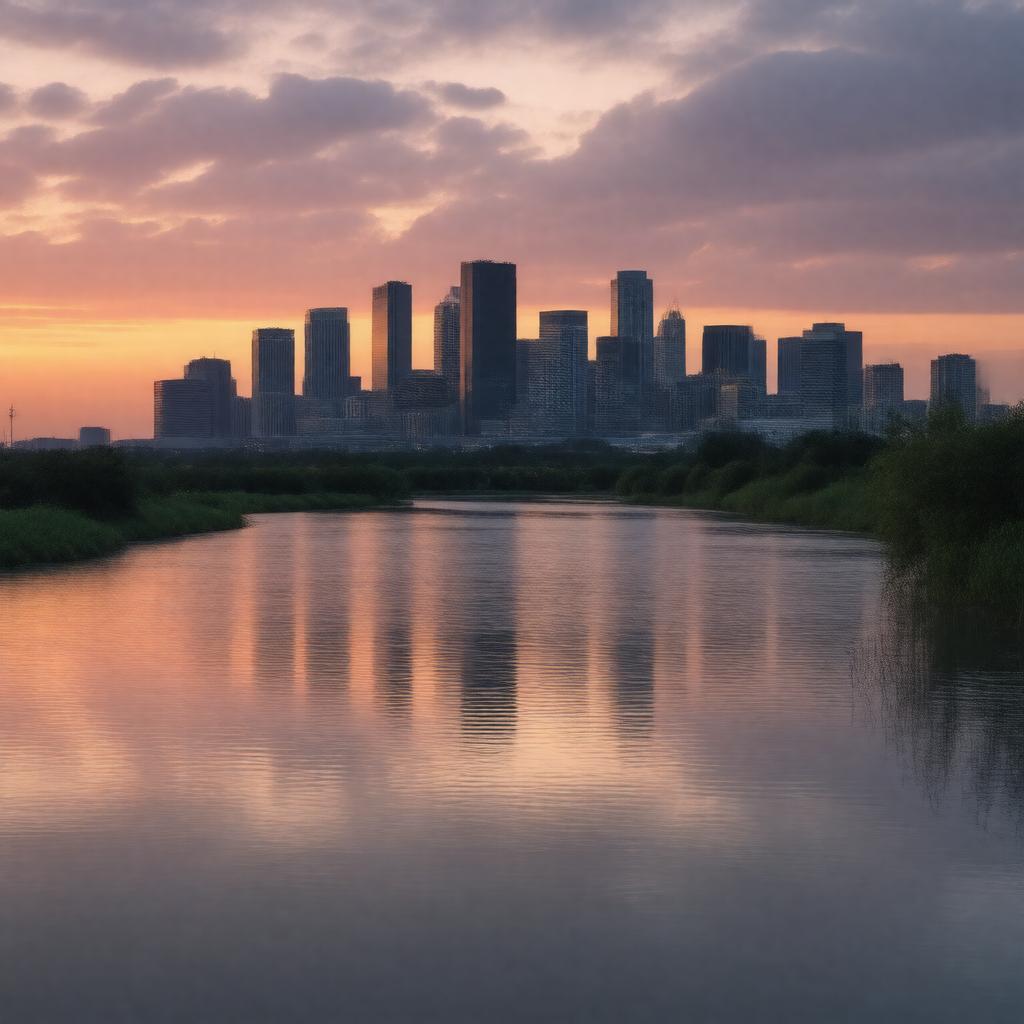 AI-created image of Bayou City