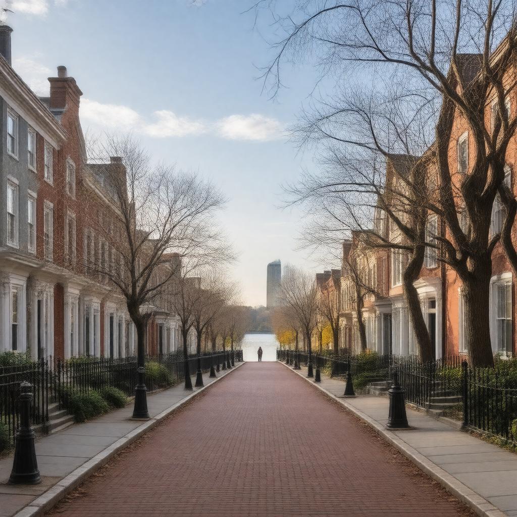 AI-created image of Beacon Hill