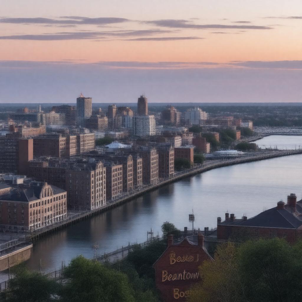 AI-created image of Beantown