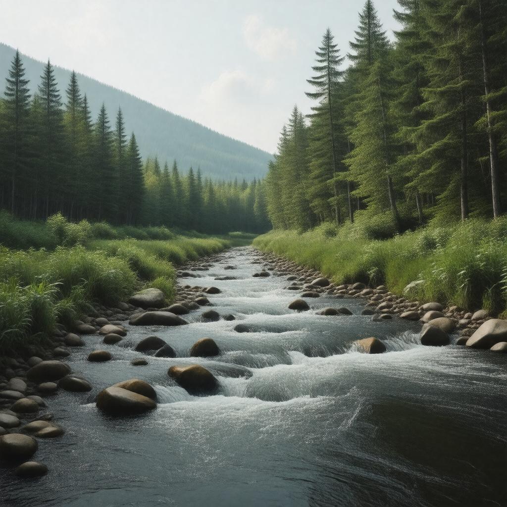 AI-created image of Bear Brook