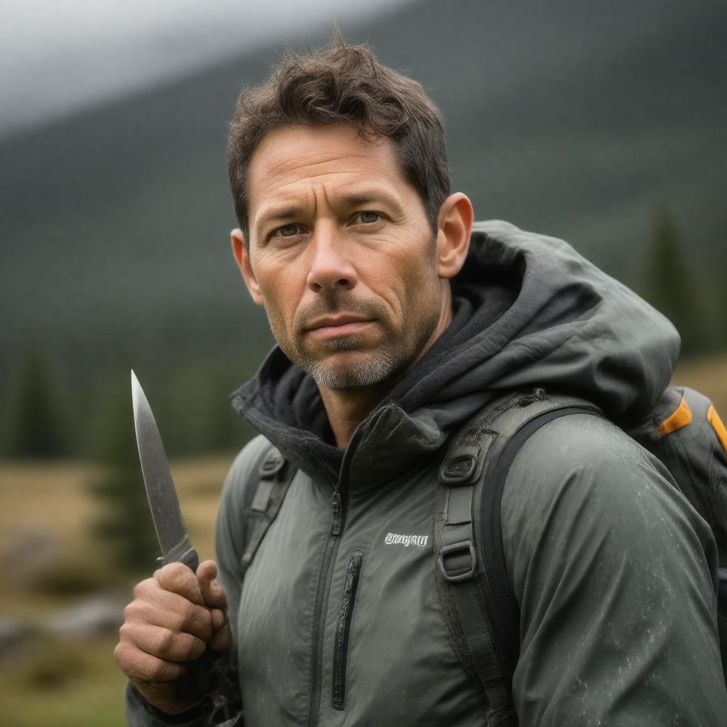 AI-created image of Bear Grylls