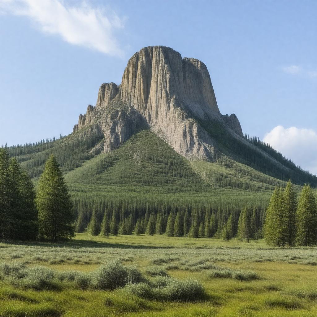 AI-created image of Bear Lodge