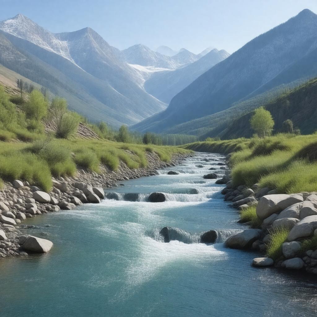 AI-created image of Bear River