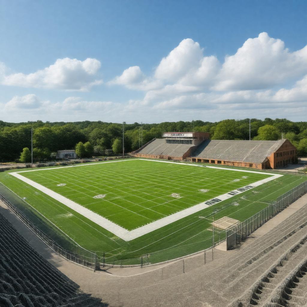 AI-created image of Bearcat Stadium