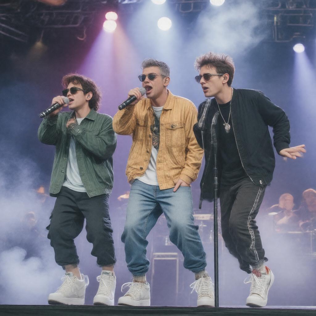 AI-created image of Beastie Boys