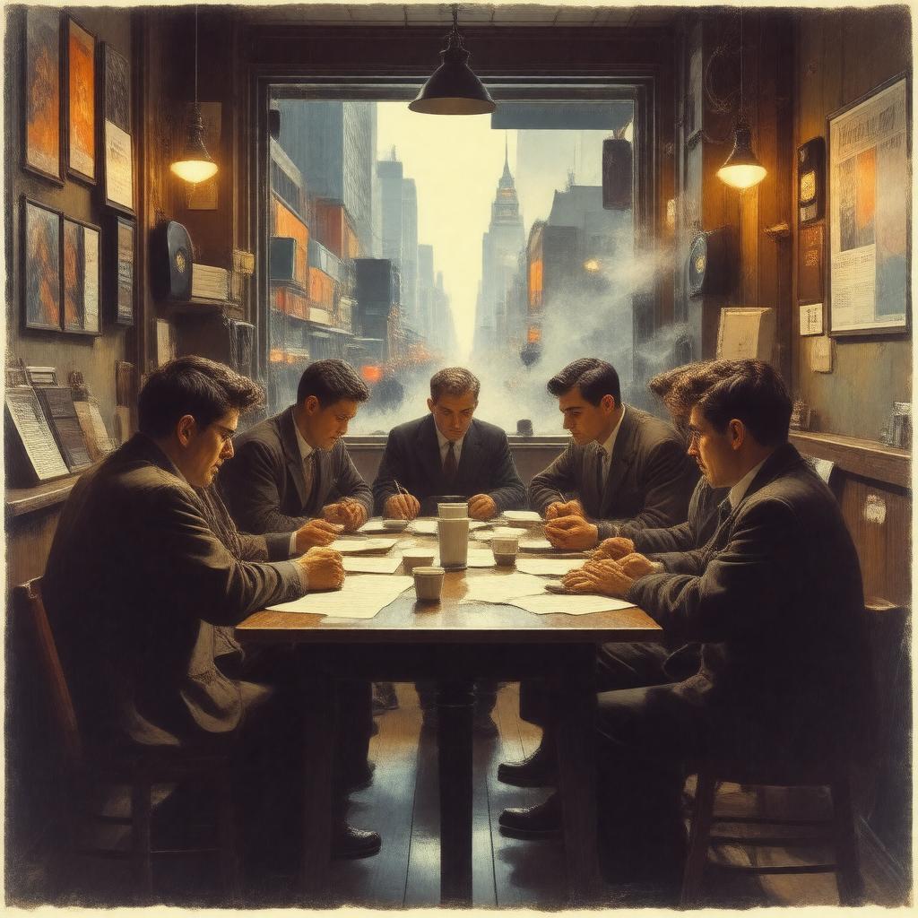 AI-created image of Beat Generation