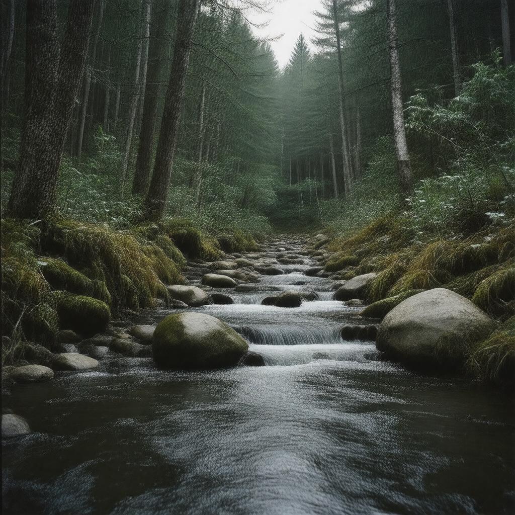 AI-created image of Beaver Brook (Maine)