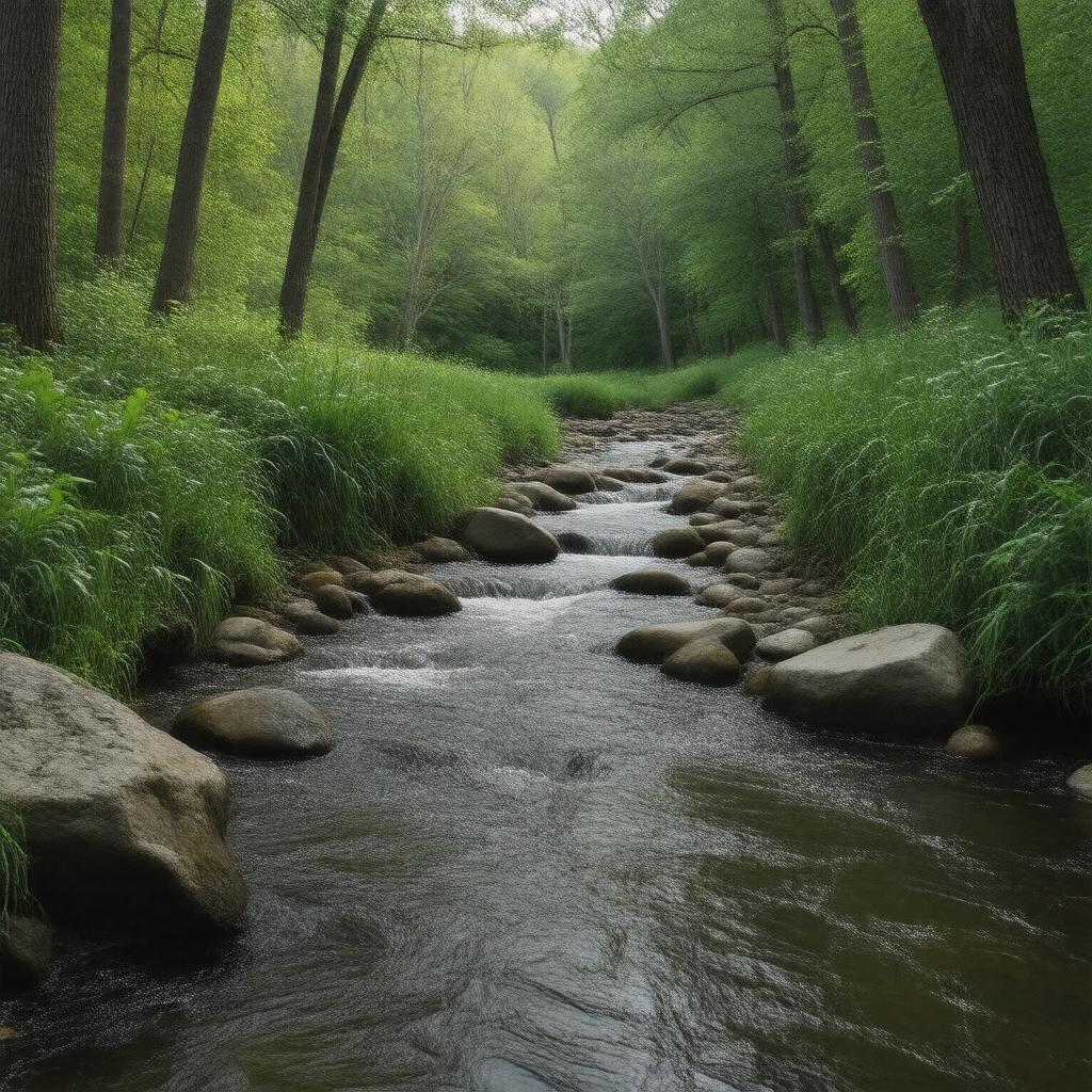 AI-created image of Beaver Dam Brook