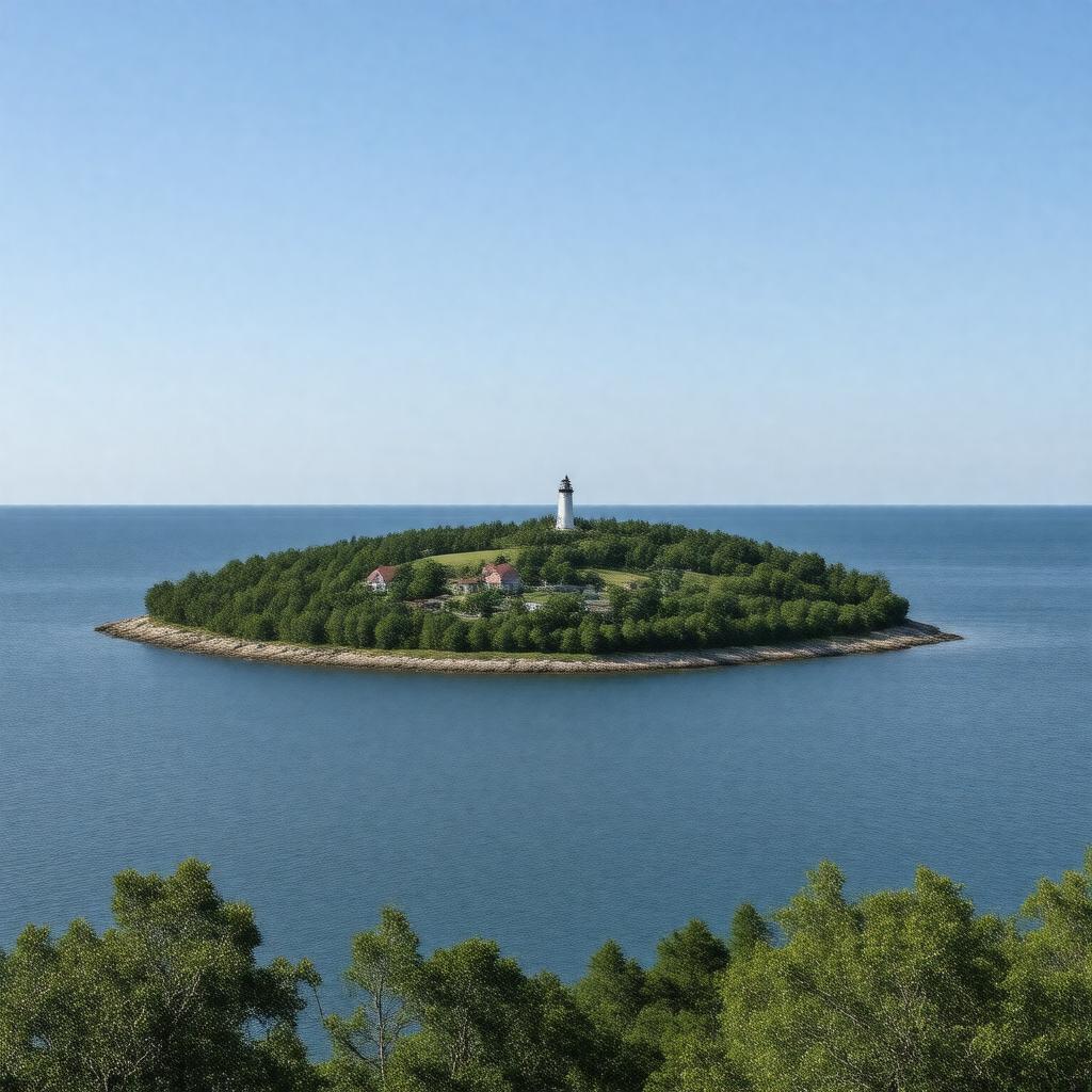 AI-created image of Beaver Island
