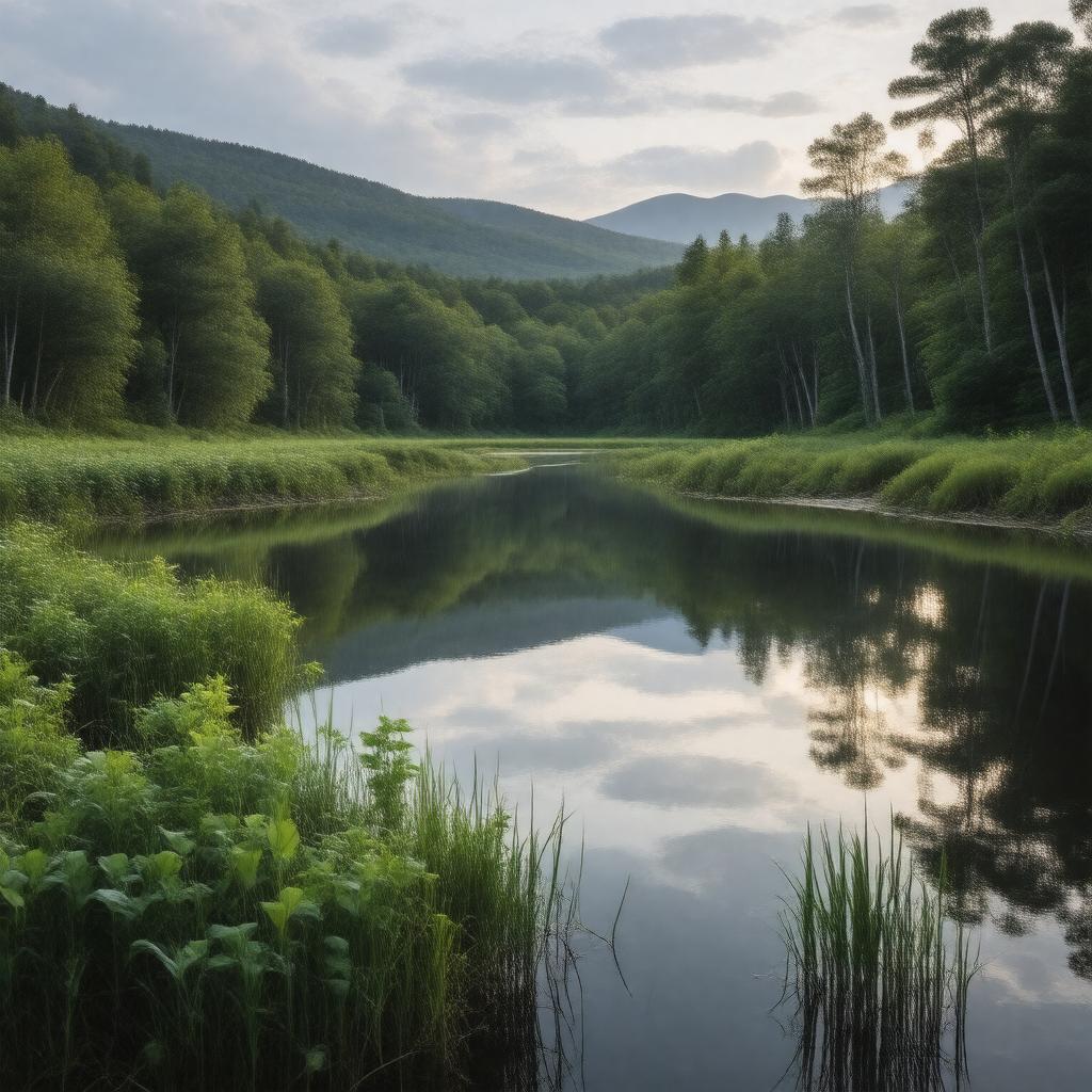 AI-created image of Beaver Pond