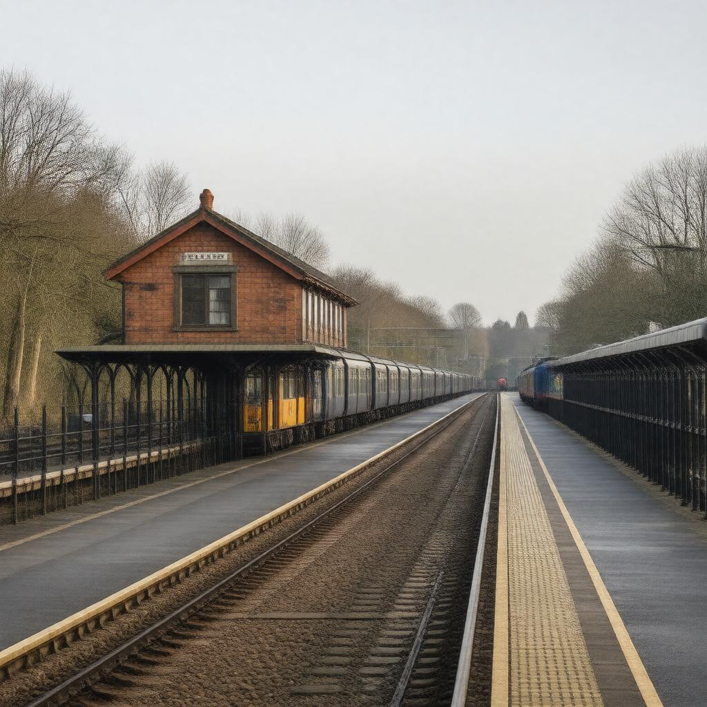 AI-created image of Beckenham Junction railway station