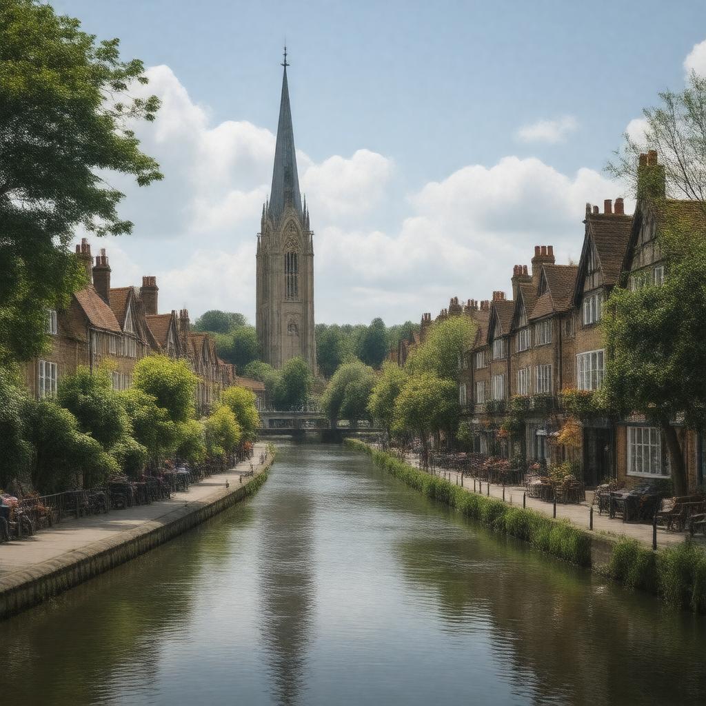 AI-created image of Beckenham, Kent, England