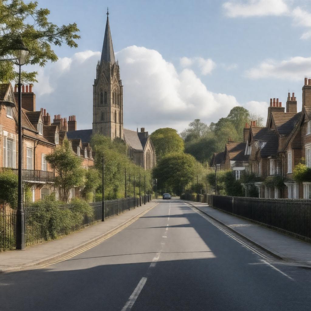 AI-created image of Beckenham, London, England