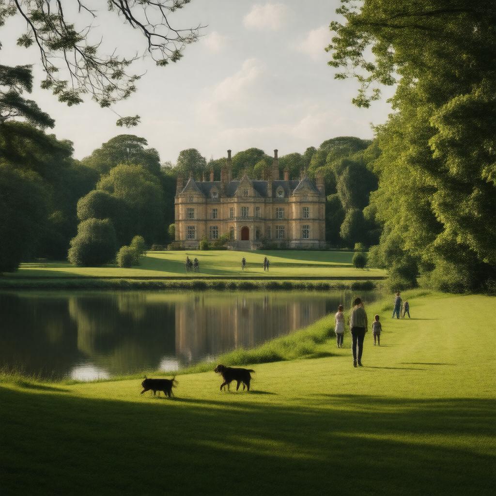 AI-created image of Beckenham Place Park