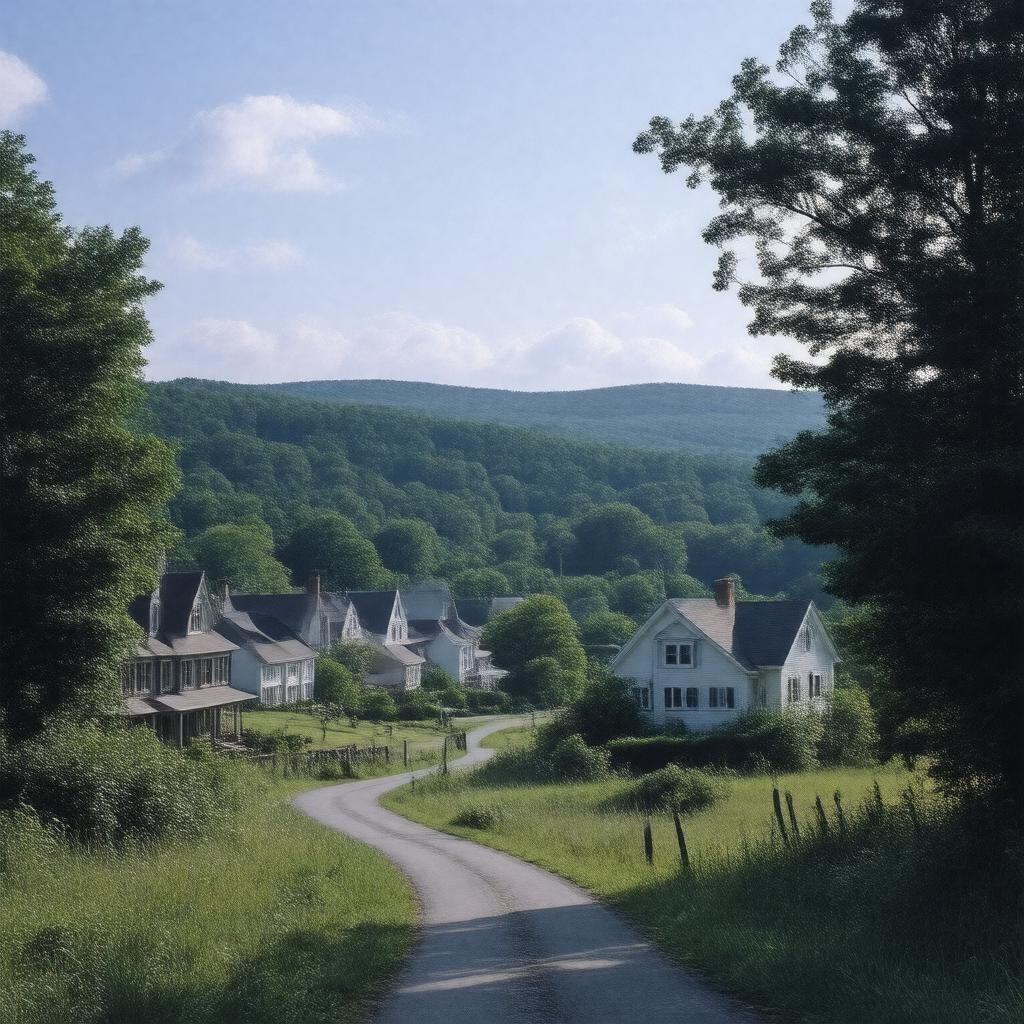 AI-created image of Becket, Massachusetts