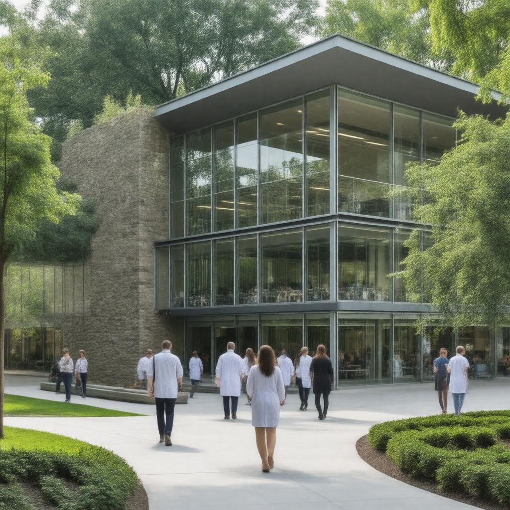 AI-created image of Beckman Institute for Advanced Science and Technology