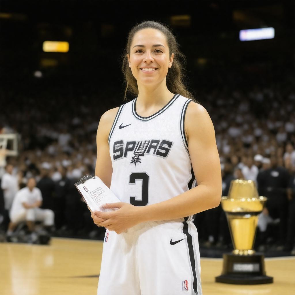 AI-created image of Becky Hammon