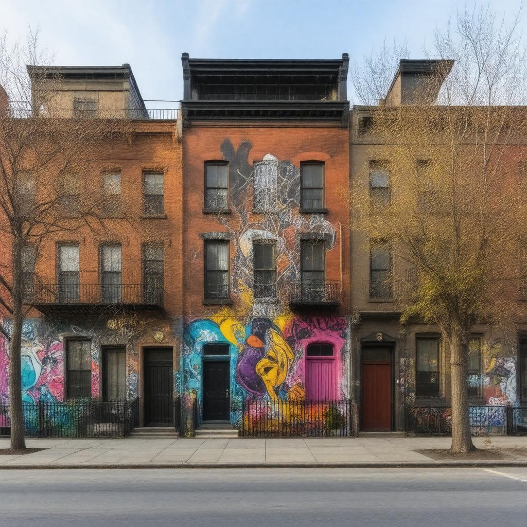 AI-created image of Bedford–Stuyvesant