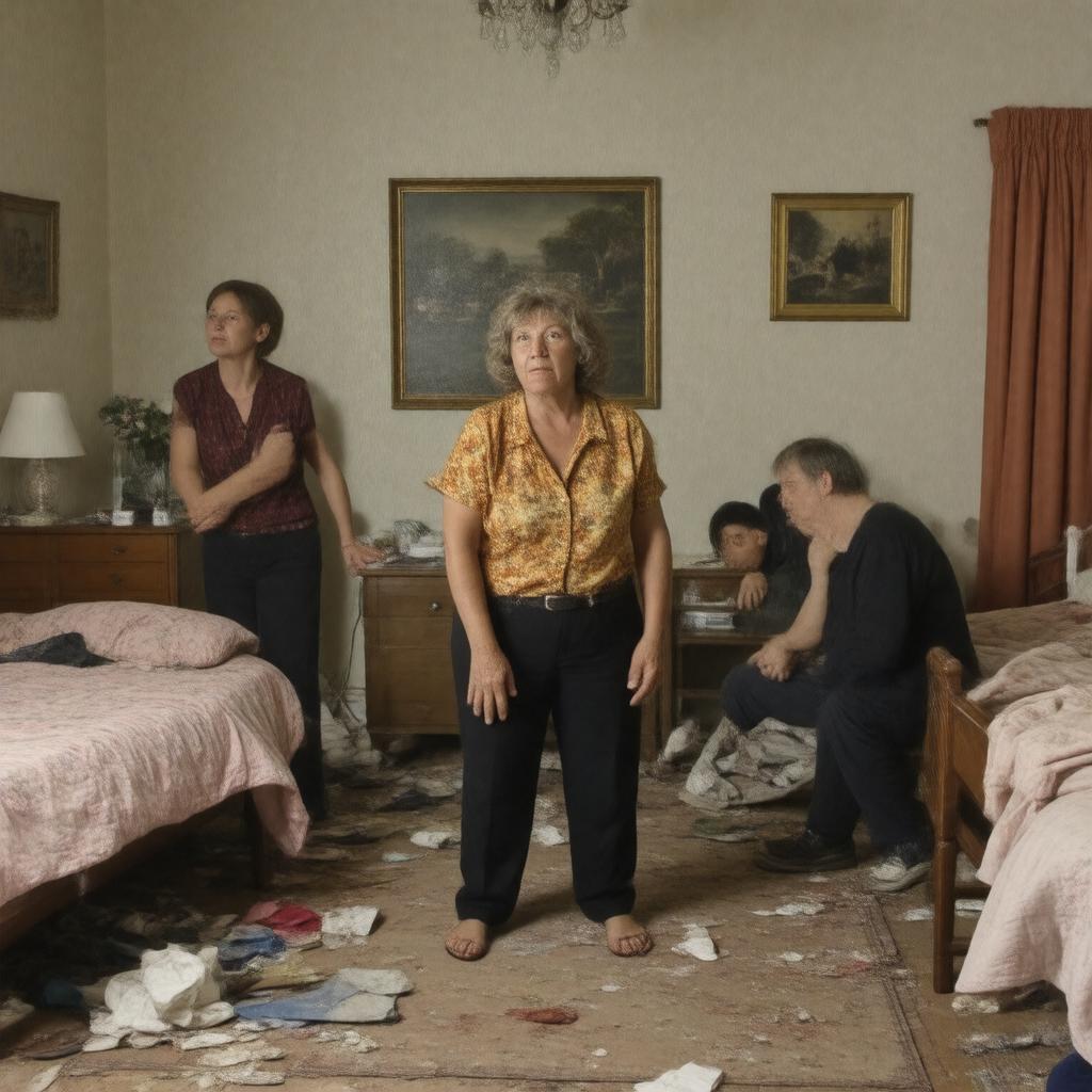 AI-created image of Bedroom Farce