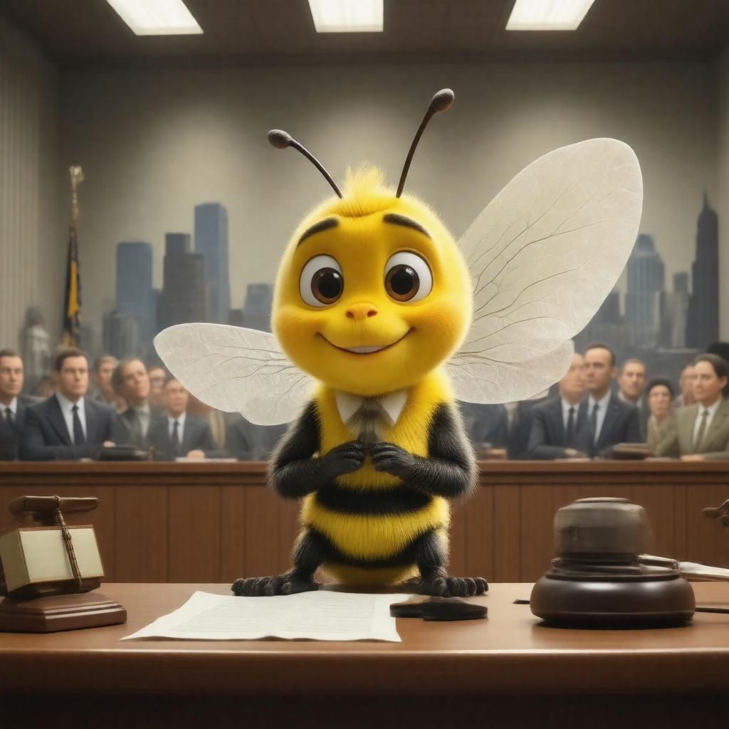 AI-created image of Bee Movie
