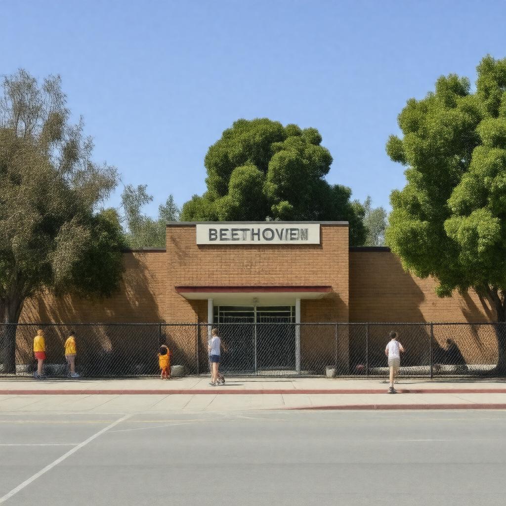 AI-created image of Beethoven Elementary School