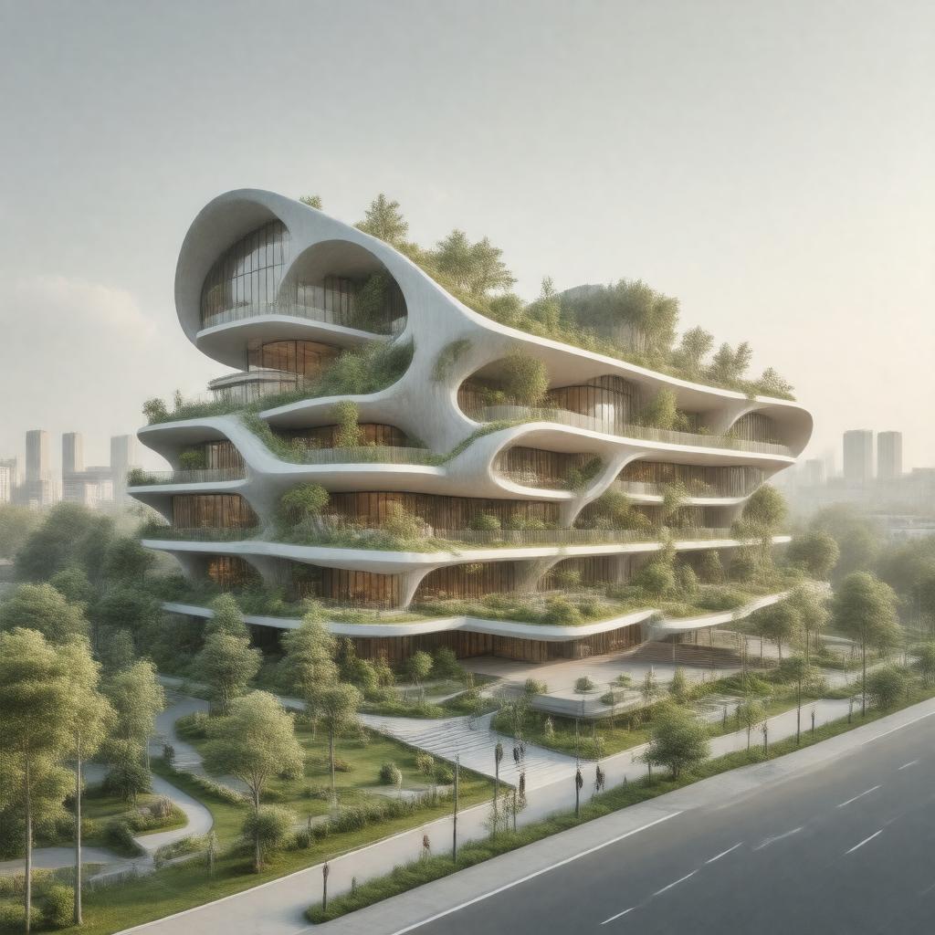 AI-created image of Behnisch Architekten