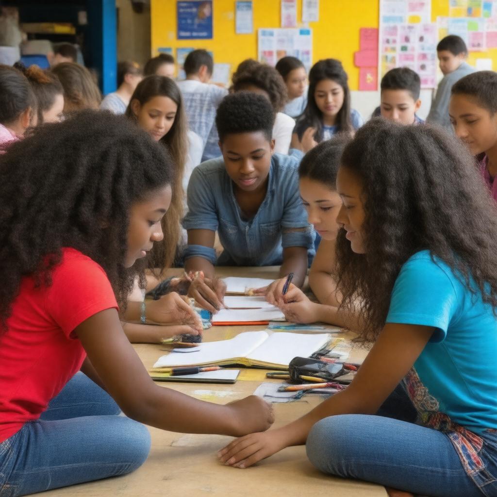 Click to view larger image AI-created image of Behrakis Youth Leadership Foundation