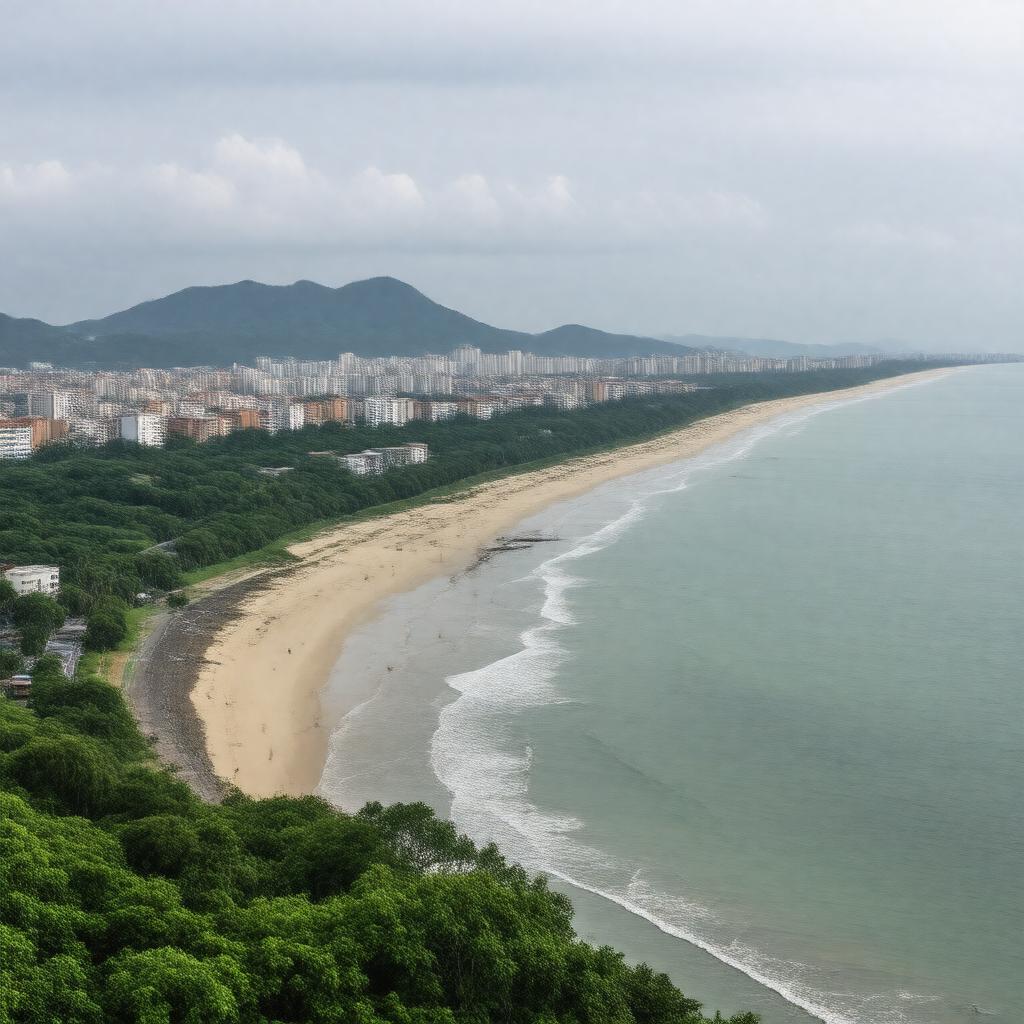 Click to view larger image AI-created image of Beihai, China