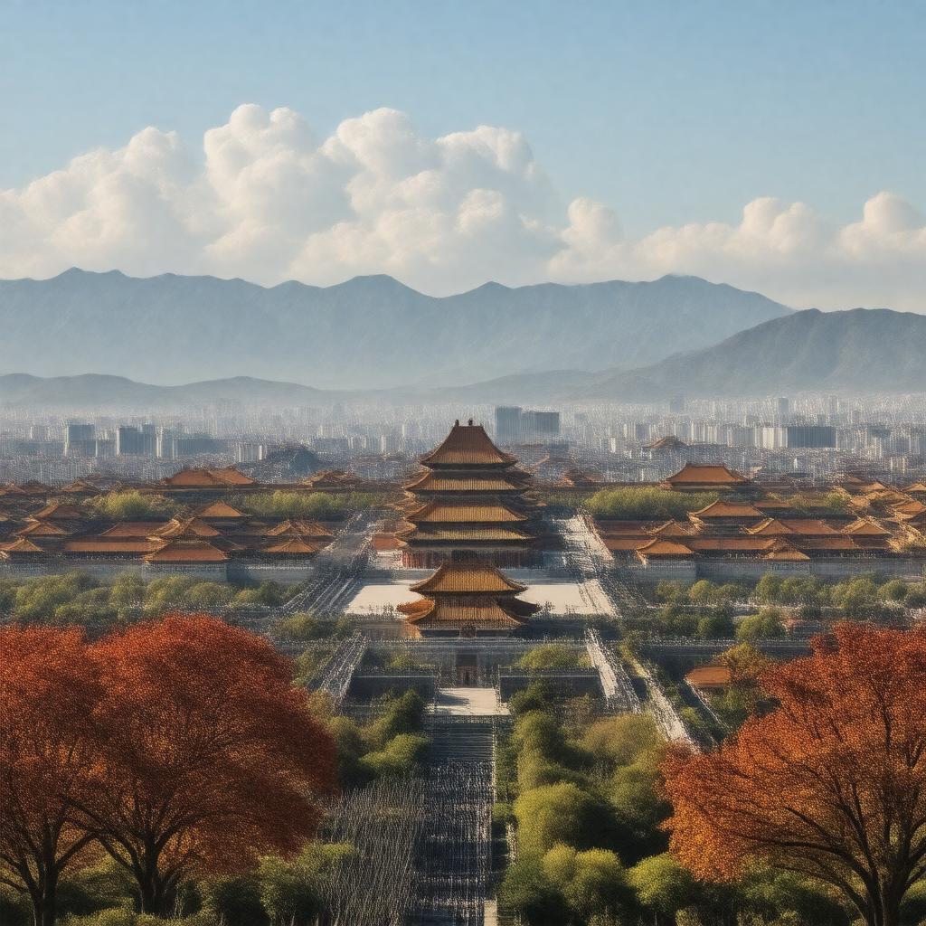 AI-created image of Beijing