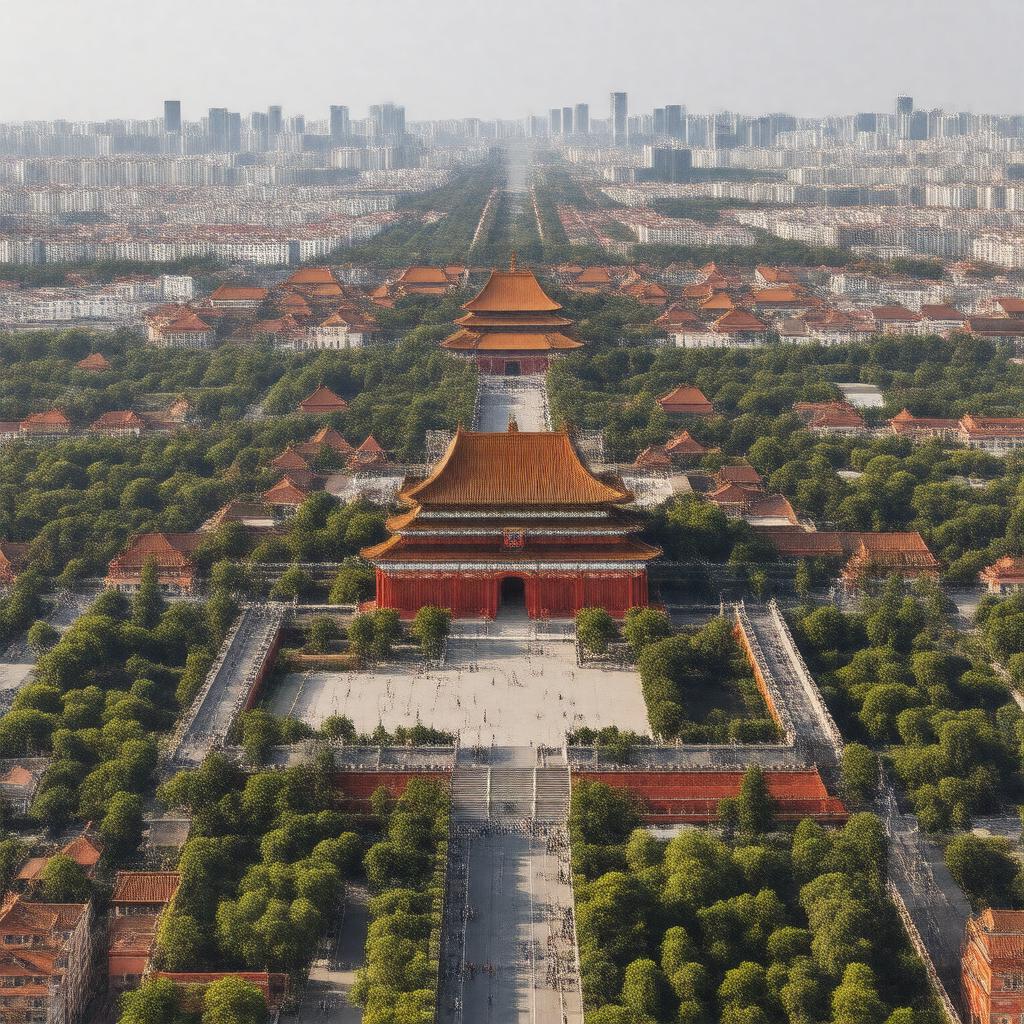 AI-created image of Beijing, China