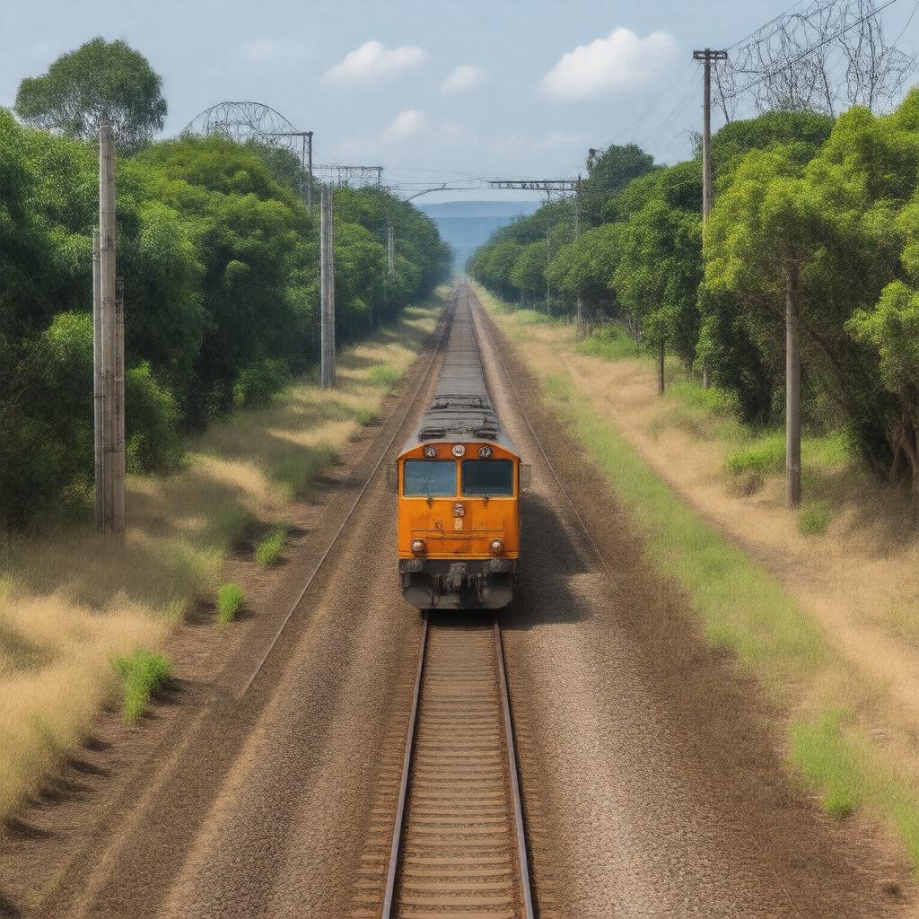 Click to view larger image AI-created image of Beira–Bulawayo railway