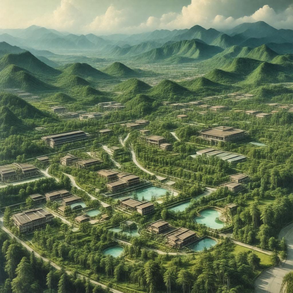 AI-created image of Beitou District